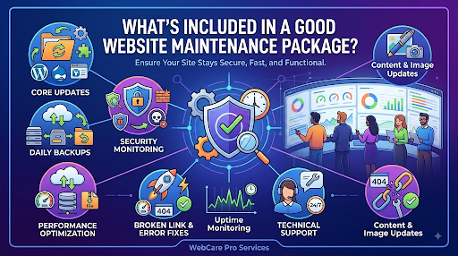 What's Included in a Good Website Maintenance Package? (India Checklist)